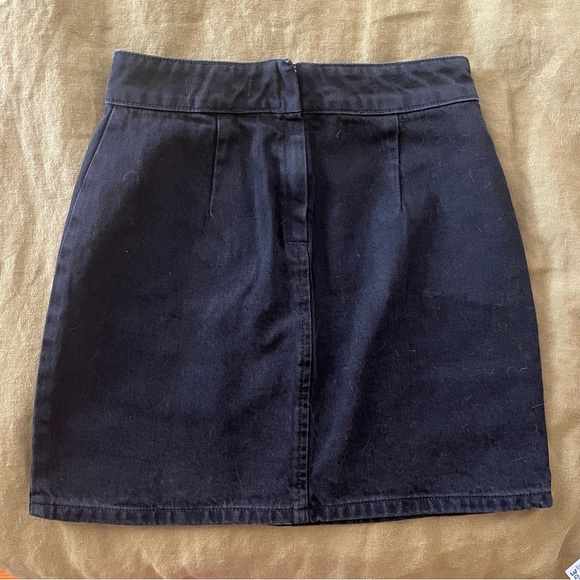 Madewell High Waist Straight Mini Skirt size 23 NWT - Picture 2 of 4